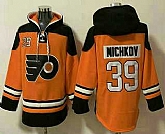 Men's Philadelphia Flyers #39 Matvei Michkov Orange Ageless Must Have Lace Up Pullover Hoodie,baseball caps,new era cap wholesale,wholesale hats